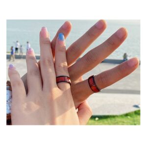 Bague alliance bois