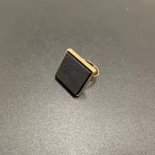 Bague bois brulé