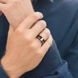 Bague bois cerf
