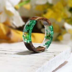 Bague bois epoxy