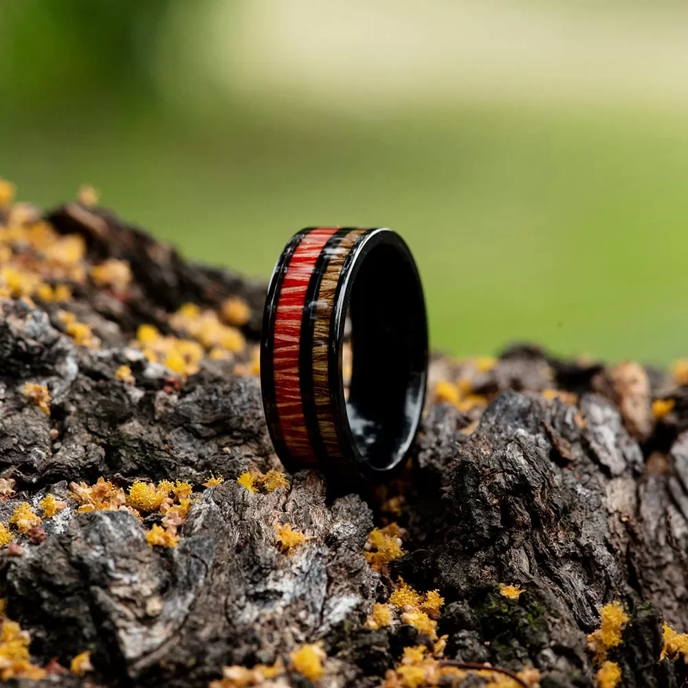 Bague bois femme