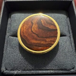 Bague bois femme