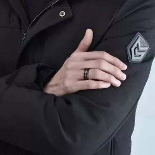 Bague en bois homme