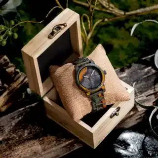 Montre avec bracelet en bois – Image 5