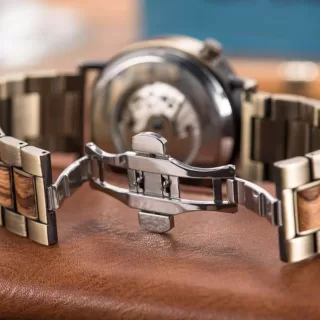 Montre bois automatique