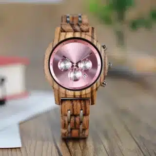 Alternative view of Montre bois femme