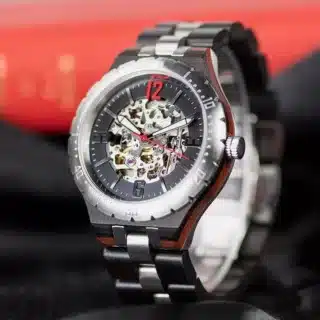 Montre bois homme automatique – Image 4
