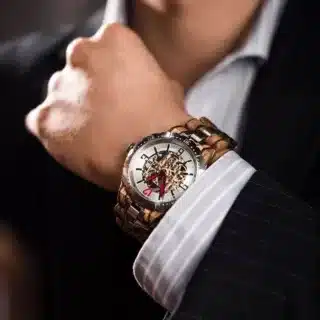 Montre bois homme automatique – Image 3