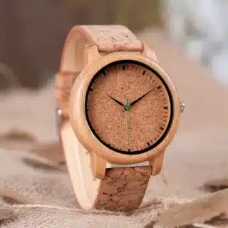 Montre bois liège