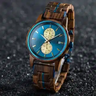 Montre bois luxe