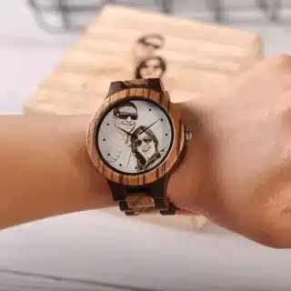Montre bois personnalisable