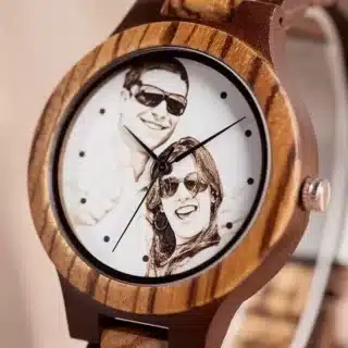 Montre bois personnalisable