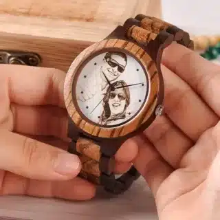 Montre bois personnalisable