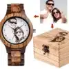 Montre bois personnalisable