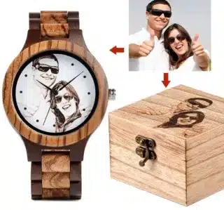Montre bois personnalisable