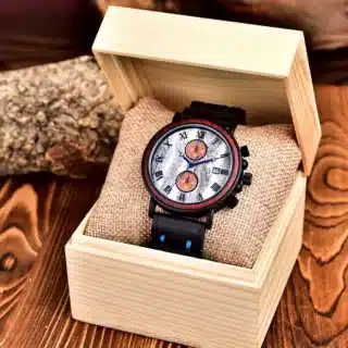 Montre bois pierre – Image 3