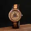Montre bois viking