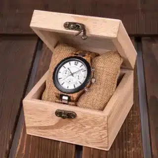 Montre en bois de luxe