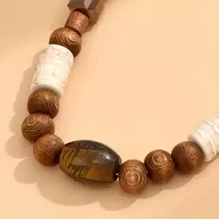 Collier long bois – Image 3