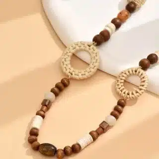 Collier long bois – Image 5