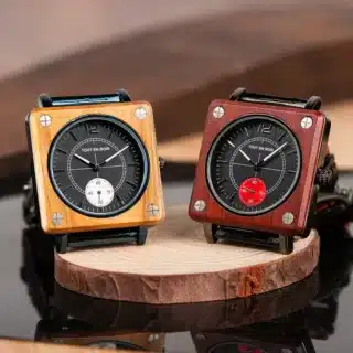 Alternative view of Montre bois design