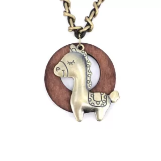 Collier de bois cheval