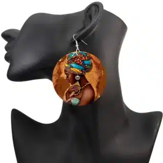 Boucle d'oreille afrique