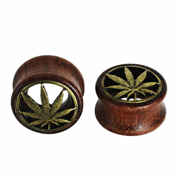 Boucle d oreille homme anneau bois