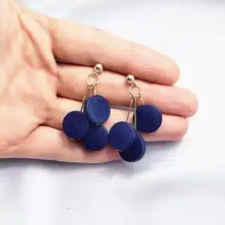 Boucle oreille bois femme