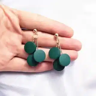 Boucle oreille bois femme