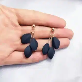 Boucle oreille bois femme
