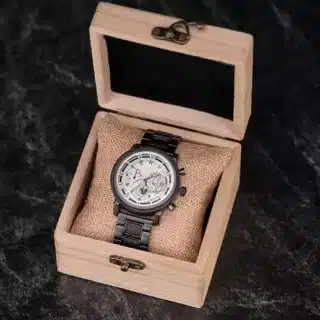 Montre bois homme luxe – Image 4