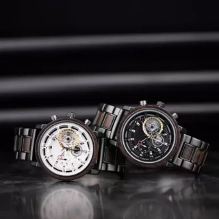 Montre bois homme luxe – Image 3