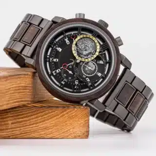 Montre bois homme luxe
