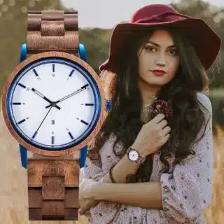 Montre en bois femme