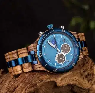 Montre en bois homme