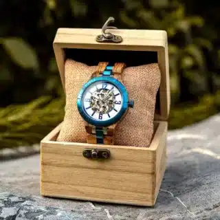 Montre en bois luxe