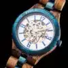 Montre en bois luxe