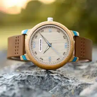 Montre femme en bois