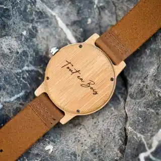 Montre femme en bois