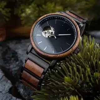 Montre homme bois