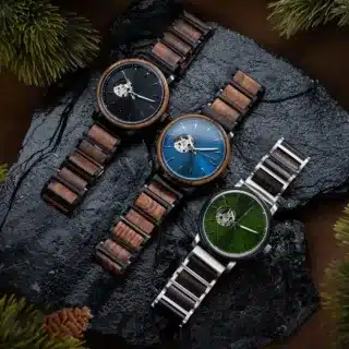 Montre homme bois