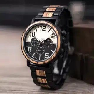 Montre homme en bois