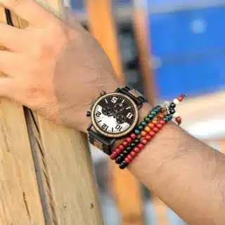 Montre homme en bois