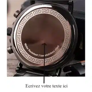 Montre homme en bois