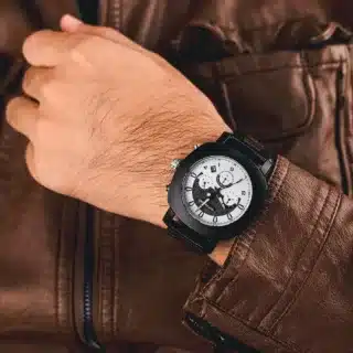 Montre en bois tendance homme