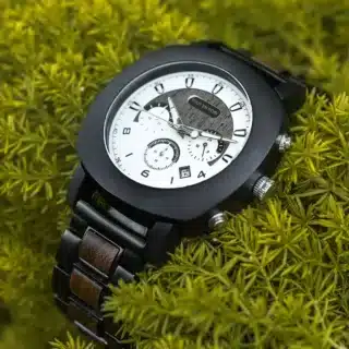 Montre en bois tendance homme - Marron