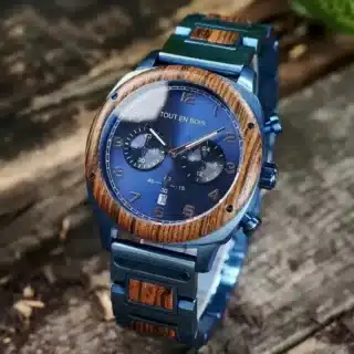 Alternative view of Montre en bois pour homme