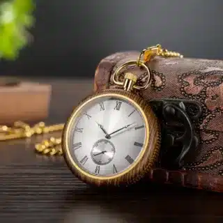 Montre gousset bois