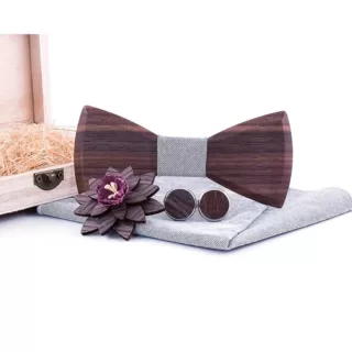 Costume noeud papillon bois